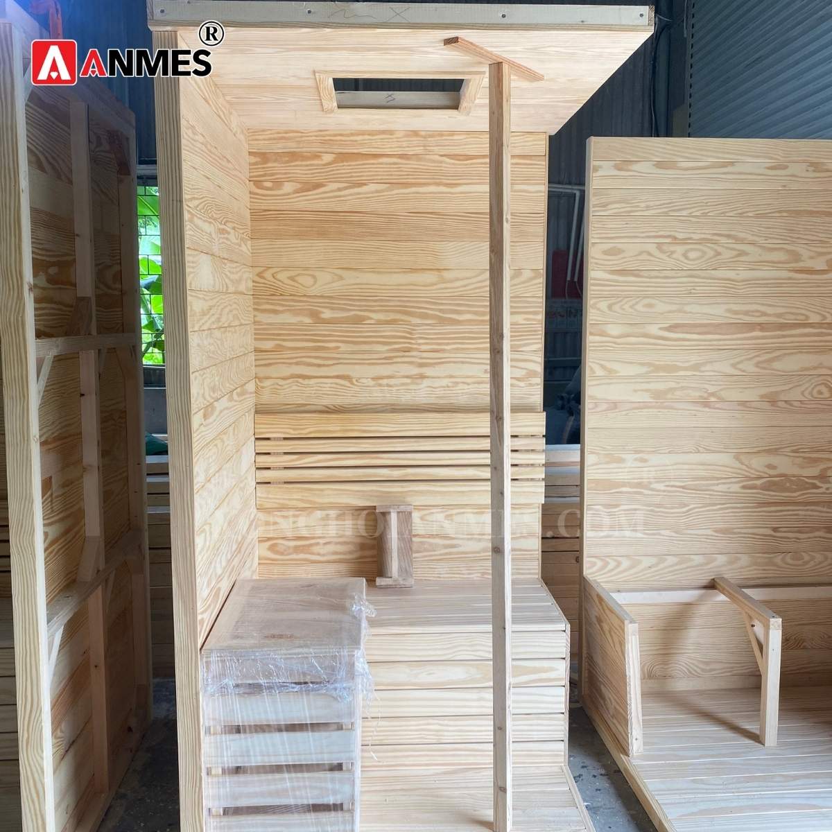 Gỗ phòng xông hơi đá mu